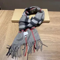 Checked Cashmere Scarf