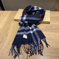 Checked Cashmere Scarf